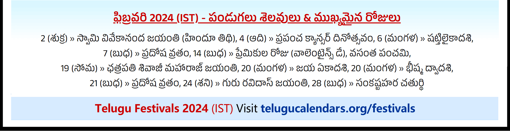 Telugu Festivals 2024 February Auckland